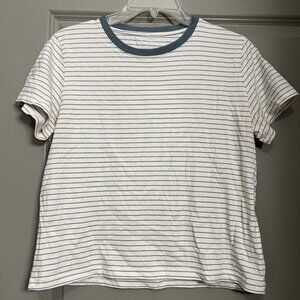 Everlane | Striped Cotton T-Shirt | Size Small